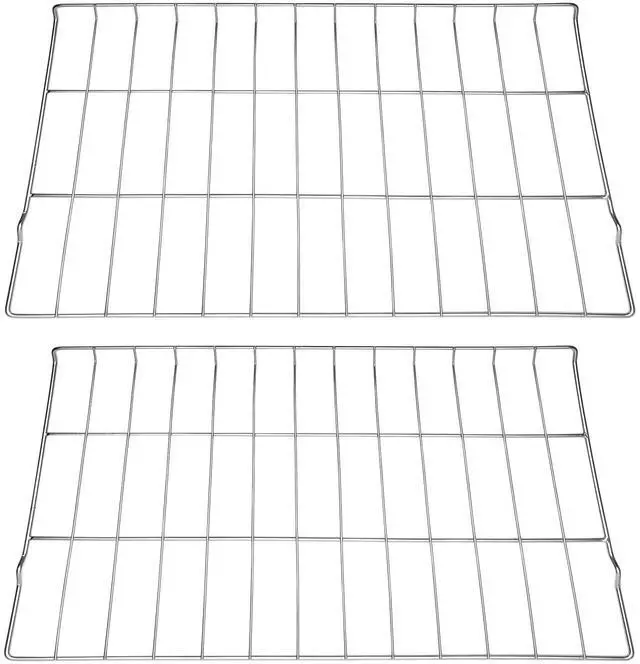 Main image of 2Pcs 304 Stainless Steels MHL63411403 Oven Rack Compatible with Range/Stove | LDG4313ST LREL6323S, Replace MHL63531403 MHL63411401 MHL63411402 MHL62112101, 24.8 X 16.2 in