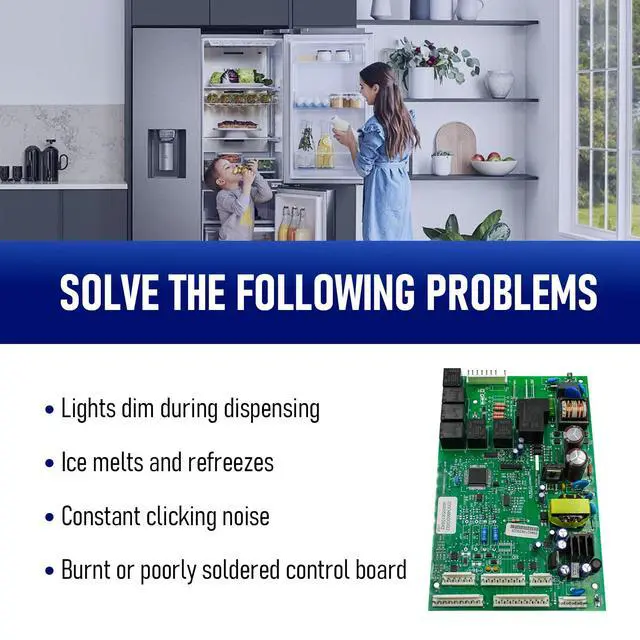 Alt view image 2 of 7 - WR55X10942 WR55X10942C Refrigerator Control Board Compatible for GE Refrigerator Main Control Board Replaces WR55X10942P WR55X11130 WR55X10552 WR55X10656 WR55X10996 WR55X11072