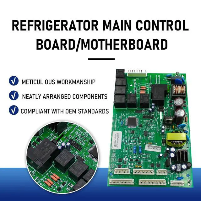 Alt view image 4 of 7 - WR55X10942 WR55X10942C Refrigerator Control Board Compatible for GE Refrigerator Main Control Board Replaces WR55X10942P WR55X11130 WR55X10552 WR55X10656 WR55X10996 WR55X11072