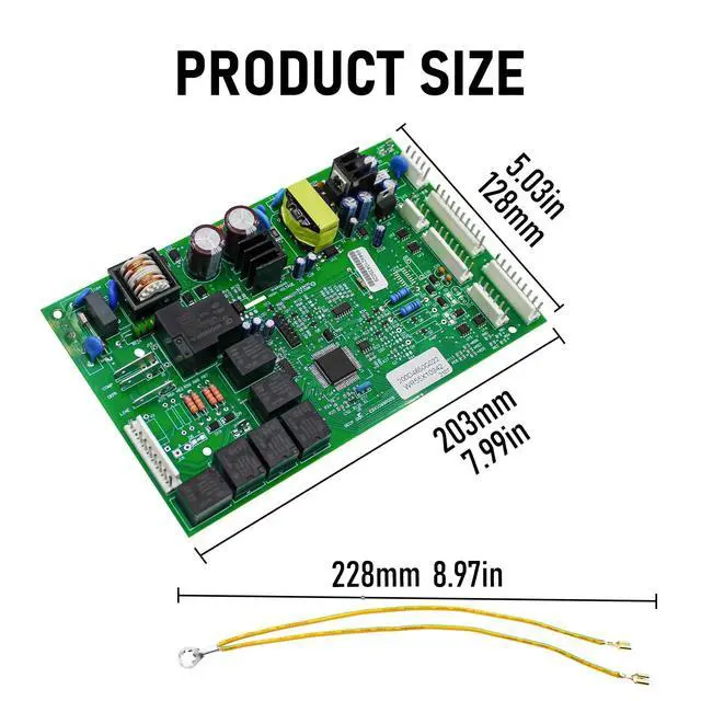 Alt view image 7 of 7 - WR55X10942 WR55X10942C Refrigerator Control Board Compatible for GE Refrigerator Main Control Board Replaces WR55X10942P WR55X11130 WR55X10552 WR55X10656 WR55X10996 WR55X11072