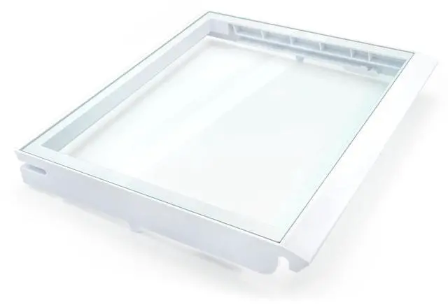 Main image of W10508993, W10864399 Refrigerator Glass Crisper Cover Compatible with whirlpool, kenmore, maytag, amana and kitchenAid etc, Crisper Drawer Cover Assembly W10275293 Replace 2217039, 2206096, 2209698
