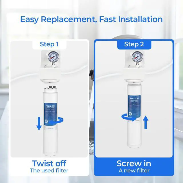 Alt view image 6 of 7 - K00493 Arctic Pure Ice Maker Filter, 1-Pack | Compatible with Manitowoc® K00493, AR-10000-P Ice Maker System
