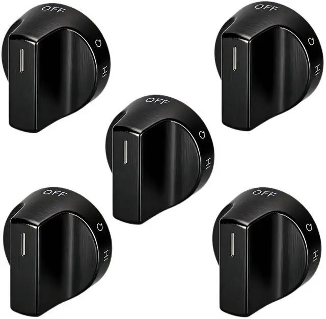 Main image of WFG550S0LV4 WFG525S0JV6 WFG525S0JV5 | WFG550S0LV5 WFG550S0LB4 WFG550S0LB5 WFG525S0JB5 Whirlpool Gas Stove Black Knobs for -W11620557,Check Fig 2-4 Before Ordering