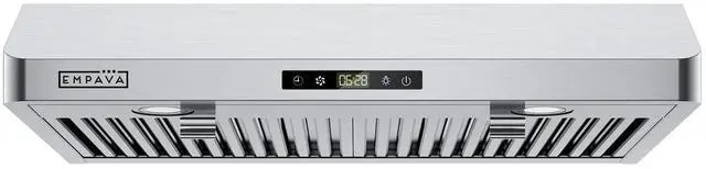 Main image of 30Under Cabinet Range Vent Hood Ductless, Touch Control | 300CFM, 3-Speed, 2 LED Light, Ducted Ready (Rear/Top Vent), Stainless Steel