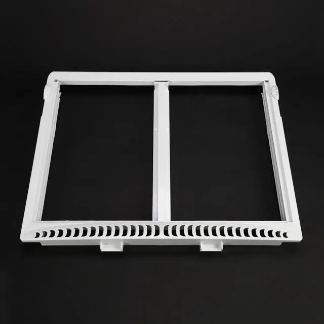 Alt view image 6 of 7 - 240364790 AP4393266 240364718 Crisper Pan Shelf Frame Cover W/O Glass Compatible with Electrolux Frigidaire Refrigerator Drawer Cover White 240364729 240364716 240364796 1512533 Replacement