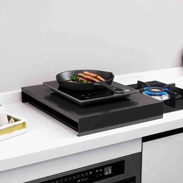 Alt view image 2 of 7 - Gas Stove Top Cover, Stove Burner Covers, Stainless Steel Stovetop Noodle Board for Cooktop RV Sink Electric Stove L14.6" x W21.3" x H2.76" Kitchen Stove Rack,Cooker Top Bracket