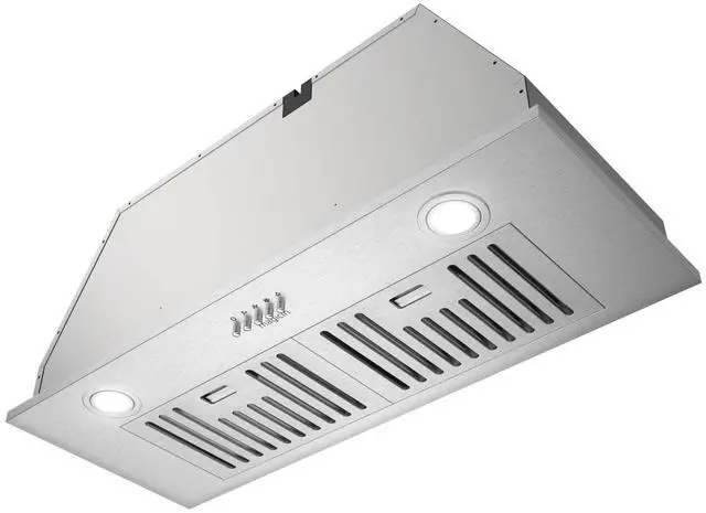 Main image of Built-in/Insert Range Hood 30 600 CFM Ducted/Ductless Convertible | 3 Speed Vent Hood Stainless Steel Kitchen Exhaust Fan Hood with Bright LED Light, Baffle Filters and Charcoal Filters