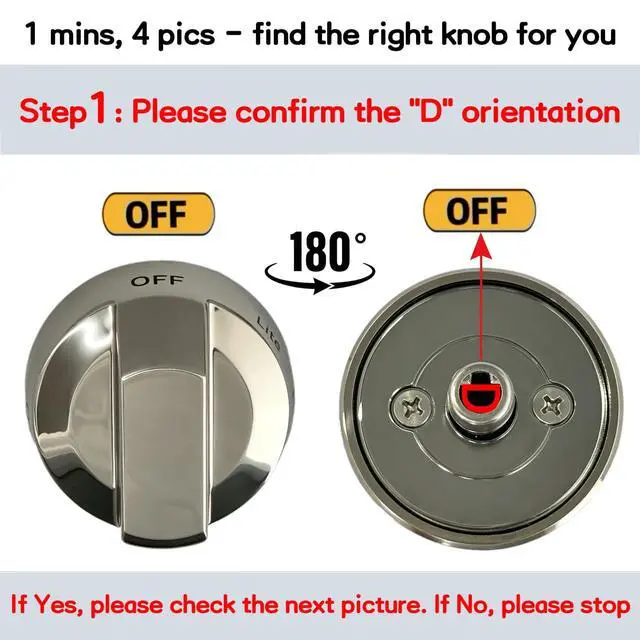 Alt view image 2 of 7 - NX58H9500WS/AA NX58K9500WG/AA NX58H9950WS/AA | NY58J9850WS/AA for Samsung Gas Stove Replacement Knobs DG94-00945B Replaces DG94-00945A. Check Fig 2-4 Before Ordering (5pcs)
