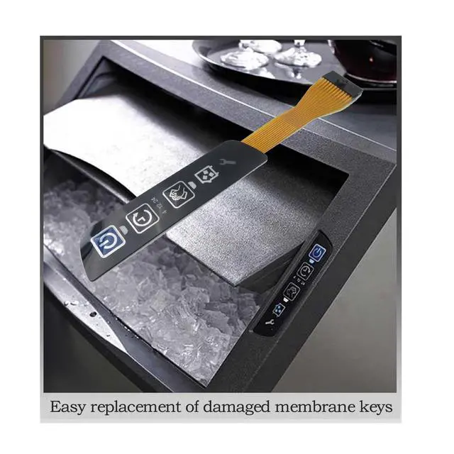 Alt view image 3 of 4 - 040003501/040004054/040005578 Compatible with Manitowoc Ice Touch Pad Keyboard Button Control Panel Kit Fits Models:UD0140A,UD0140AE,UD0140WE,UD0190A,UD0190AE,UD0240A