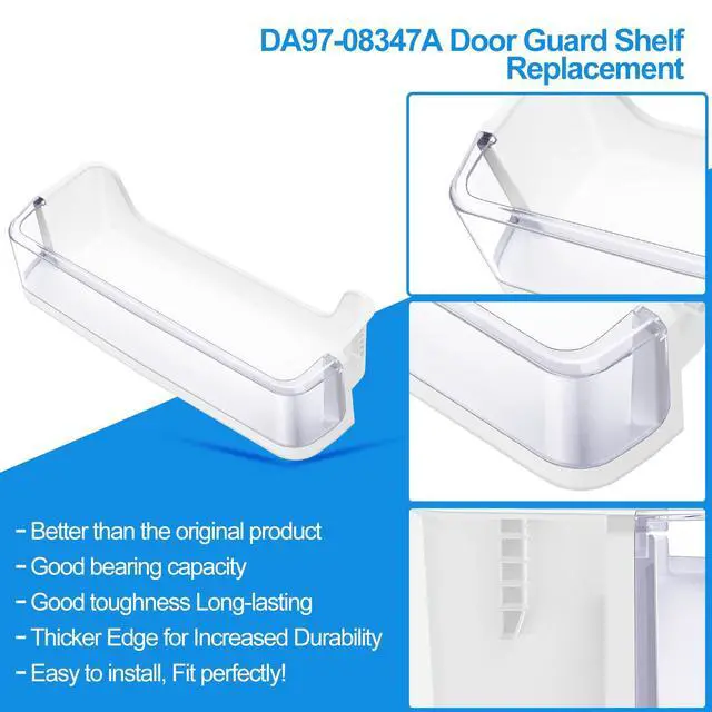 Alt view image 7 of 7 - UPGRADED DA97-08347A Refrigerator Door Bin Compatible with Samsung Refrigerator Door Shelf Replacement RS265TDRS RS25H5111BC,For Samsung Refrigerator Door Shelves Parts DA63-05217A Door Basket Tray