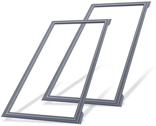 Main image of 2 PACK Upgraded 241778307 Refrigerator Fresh Food Door Gasket Compatible with Frigidaire Kenmore,Crosley and Electrolux Refrigerator Door Seal Replacement Part 1793667,EAP3408461,PS3408461,AP4587413
