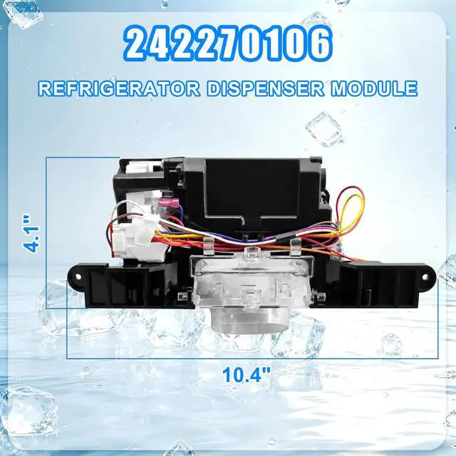 Alt view image 4 of 7 - 242270106 Replacement for Frigidaire Refrigerator Dispenser Module, Ice and Water Dispenser Control Board Compatible with DGHD2361T FGHB2867T, Replaces AP5781887 PS8692022, Fixes No Ice Issue