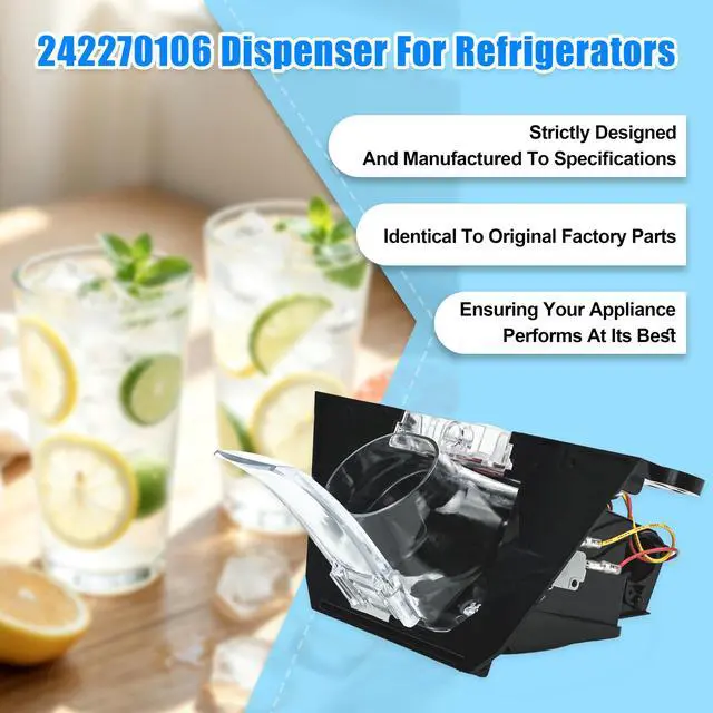 Alt view image 6 of 7 - 242270106 Replacement for Frigidaire Refrigerator Dispenser Module, Ice and Water Dispenser Control Board Compatible with DGHD2361T FGHB2867T, Replaces AP5781887 PS8692022, Fixes No Ice Issue
