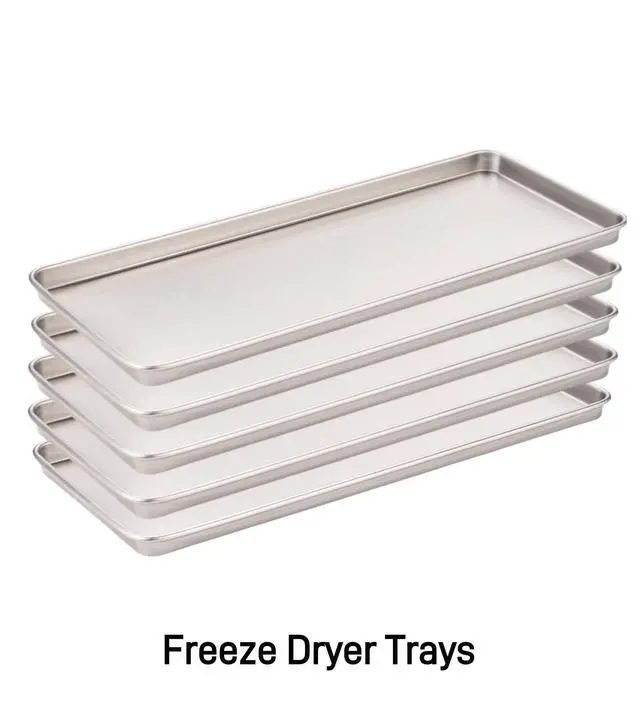 Alt view image 3 of 7 - Medium Trays for Harvest Right Freeze Dryer, 304 Stainless Steel Trays for Harvest Right Freeze Dryer Machine, for Harvest Right Freeze Dryer Accessories M (Medium 5Pack)