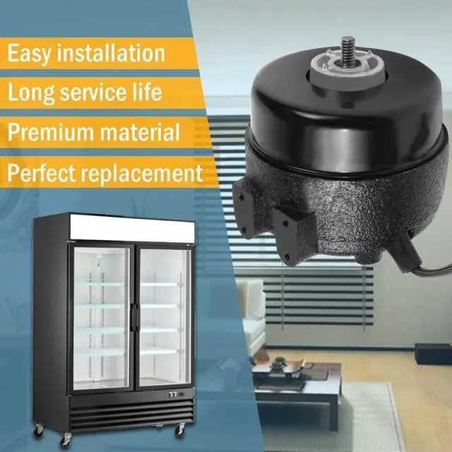Alt view image 5 of 7 - 800448 830037 Evaporator Fan Motor Compatible with TR/UR Refrigerator, 115 Volts 9 Watts 1550 RPM, 800448 830037 Condenser Fan Motor