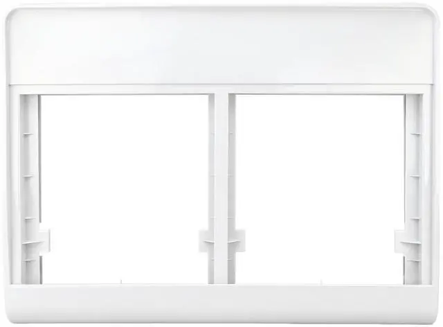 Main image of UPGRADED WR17X11662 Vegetable Pan Cover Frame (no glass) Compatible with GE, Hotpoint Refrigerator, WR17X11661 Refrigerator Drawer Cover replace 1092139, AP3796326, EAP964313 Crisper Cover Frame