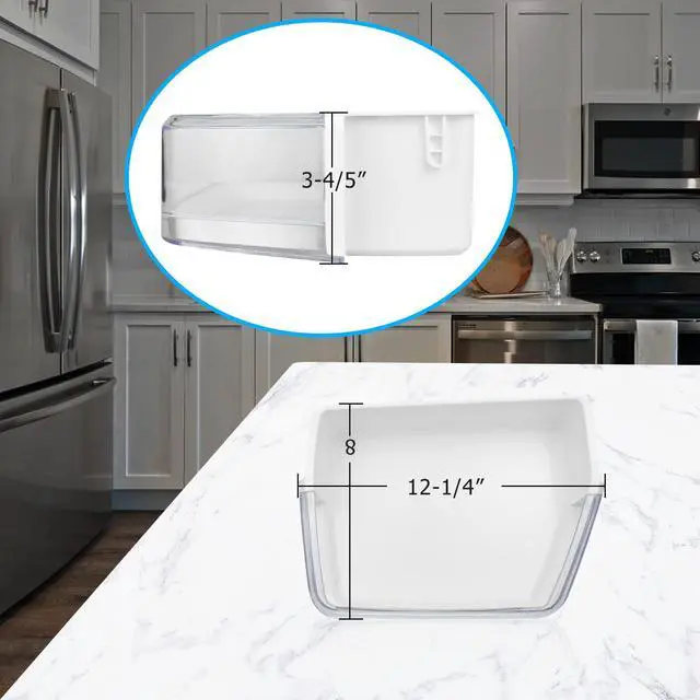 Alt view image 3 of 6 - DA97-11520B Refrigerator Door Bin Compatible with samsung Door Shelf | DA97-11520A Refrigerator Door Bin Replacement AP5651802 RF4267HARS RF4267HABP RF4267HAWP RF25HMEDBBC RF25HMEDBSR