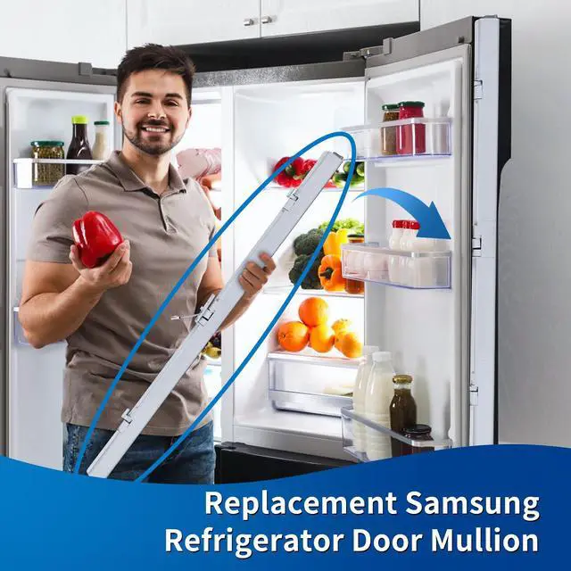 Alt view image 7 of 7 - Refrigerator Flipper Assembly #Sam-Da97-12624a Compatible with Samsung | DA97-12624A Assy-French Door Mullion with Heater Replacement for Samsung Refrigerator