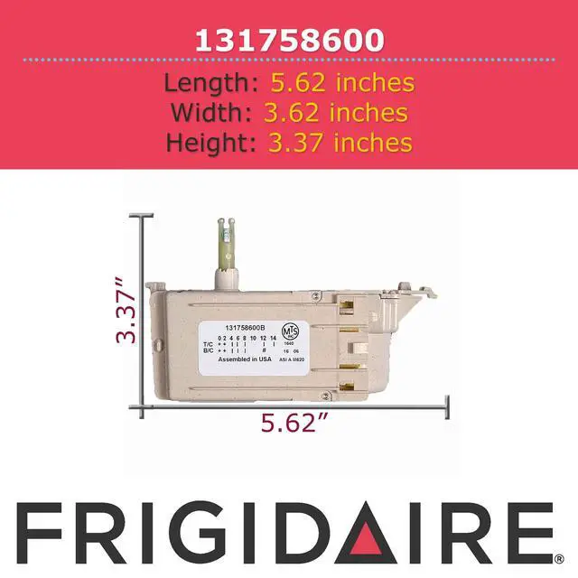 Alt view image 3 of 7 - 131758600 Washer Timer for Top-Load Washing Machines