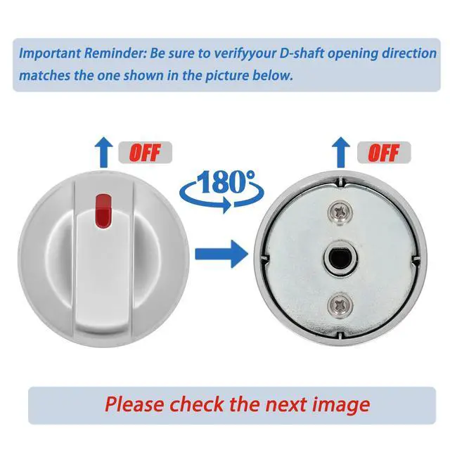Alt view image 2 of 7 - NE63T8511SS NE63T8711SS NE63T8751SS for Samsung Electric Stoves Replaces DG94-03443D 3 Ring Burner knob,2 DG94-03443B Single Burner Knobs 1 DG94-03443C Dual Burner Knob