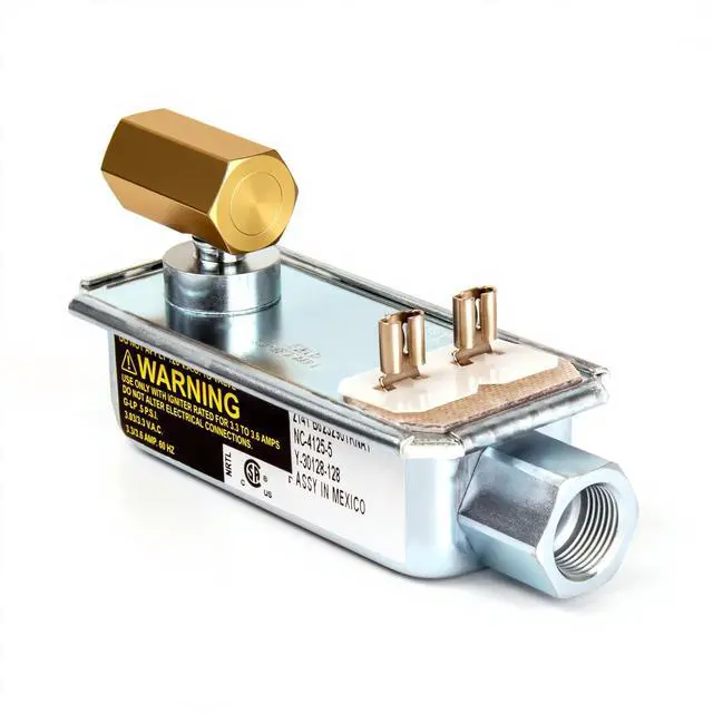 Main image of Robertshaw Gas Valve NC-4125-5, Y-30128-128, Gas Range Oven Safety Valve, Commercial Stove Gas Safety Valve for and Other Gas Ranges