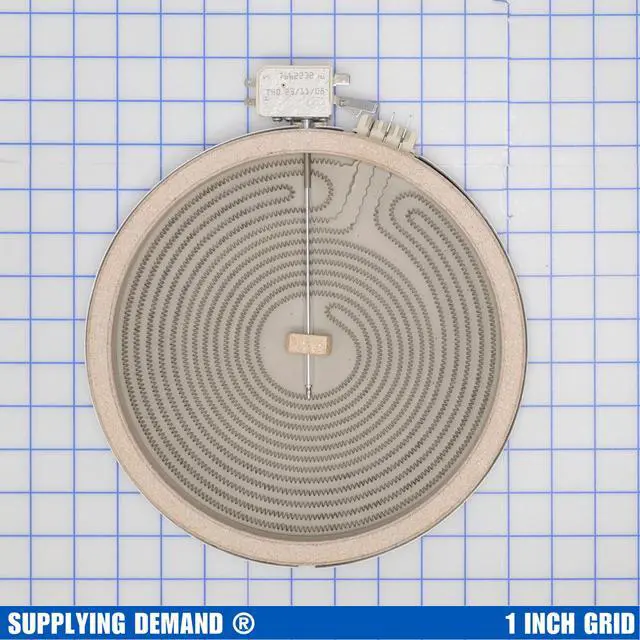 Alt view image 3 of 7 - WB30X24111 Electric Range Dual 9 Inch Radiant Heating Element Replacement Model Specific Not Universal