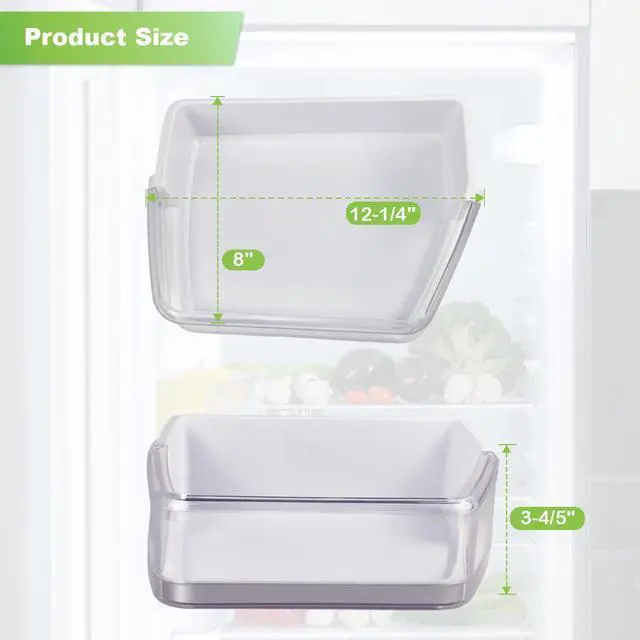 Alt view image 4 of 6 - DA97-11520B Refrigerator Door Bin, DA97-11520A Door Shelf Bin Compatible with Samsung RF25HMEDBSG RF25HMEDBSR RF26J7500SR RF4267HARS Door Shelf Replacement AP5651802 2692195