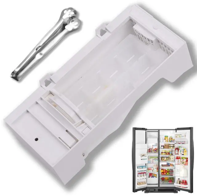 Main image of W11284458 W11088559 Refrigerator Ice Maker Assembly for Whirlpool | OEM Quality Part, Easy 15-Min Installation, Fixes No Ice, Hollow Cubes, Overflow, Replaces AP6809232 PS12584610 EAP12584610