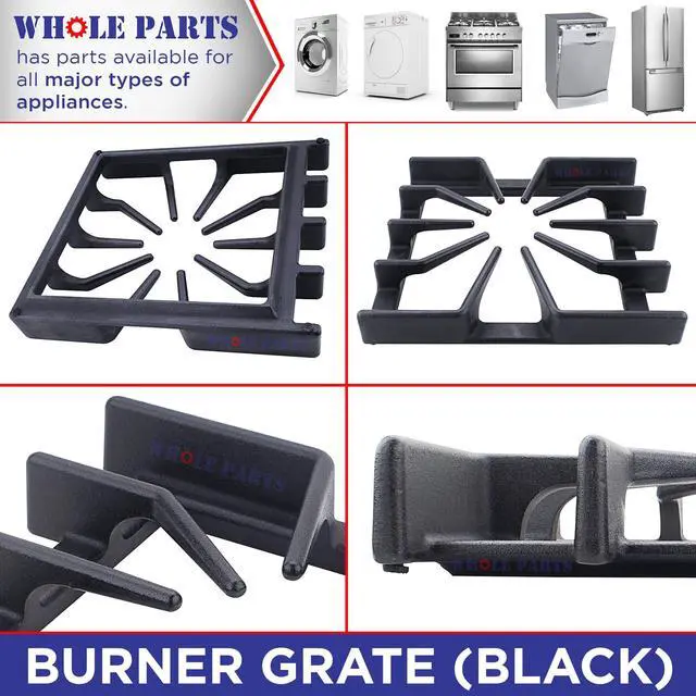 Alt view image 6 of 7 - Upgraded Burner Grate (Black) Part # PA060054 - Replacement & Compatible With Some Viking Ranges - Replaces AP5315261, 952543 - Non-OEM Viking Appliance Parts & Accessories
