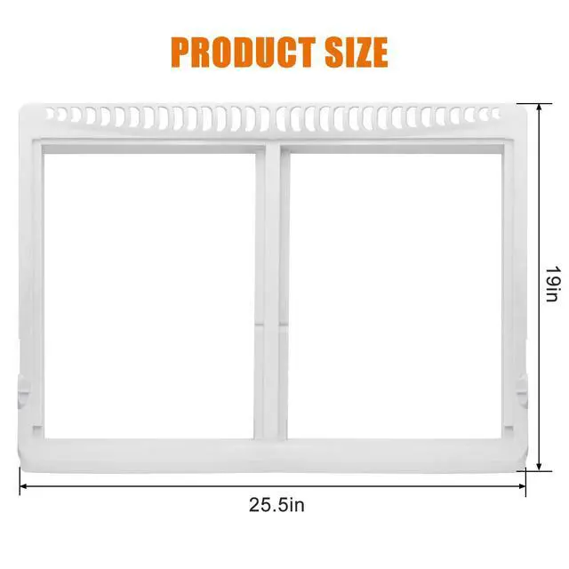 Alt view image 4 of 6 - 240364787 Crisper Pan Cover Compatible with Frigidaire Refrigerator Drawer Cover Unit