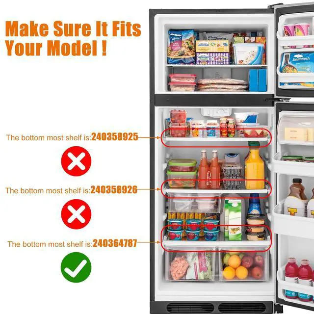 Alt view image 6 of 6 - 240364787 Crisper Pan Cover Compatible with Frigidaire Refrigerator Drawer Cover Unit