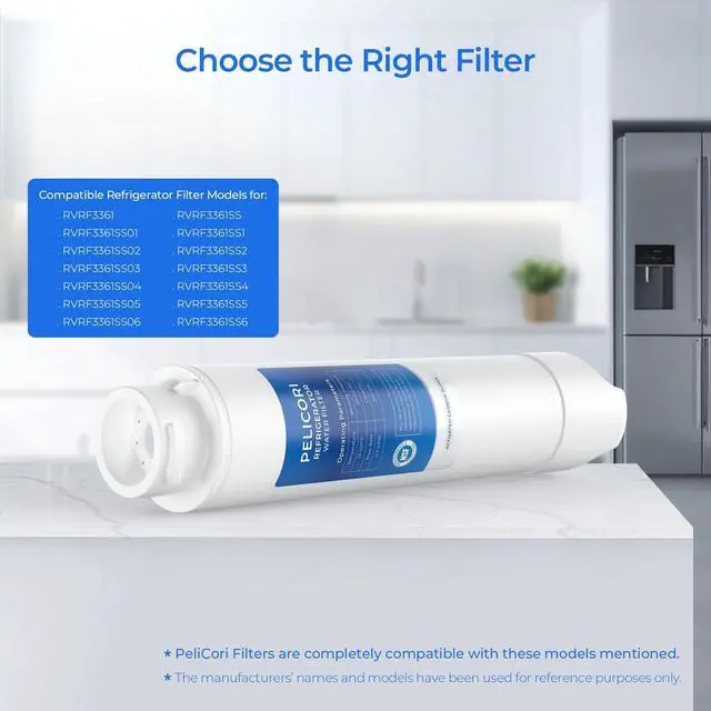 Alt view image 4 of 7 - RWFVRF1 Filter Replacement | Compatible With Viking 3 Series Filter RVRF3361, 3 Pack