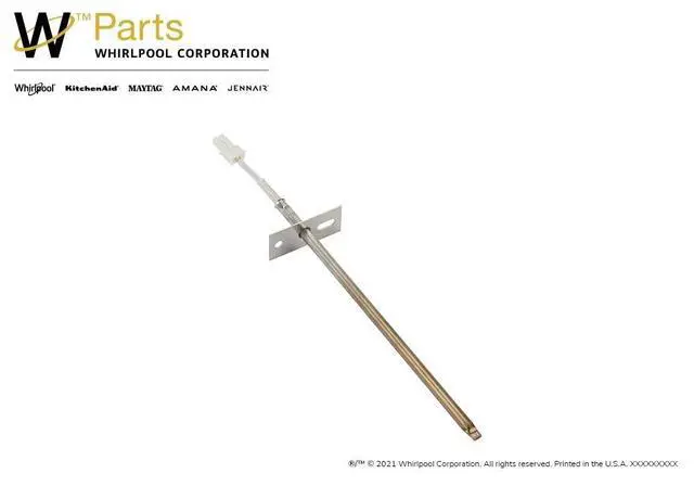 Alt view image 2 of 7 - WPW10181986 Genuine OEM Range Temperature Sensor Replacement Part - Replaces W10131826, 8273902, W10181986