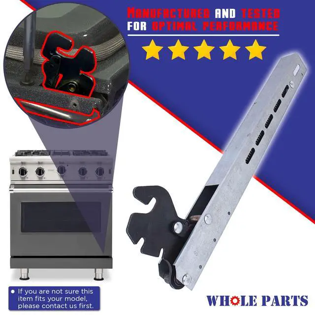 Alt view image 3 of 7 - Upgraded Range Oven Door Hinge Part # PC020188 (PC020015) - Replacement & Compatible With Some Viking Range Oven - Replaces AP5315891?- Non-OEM Viking Appliance Parts & Accessories