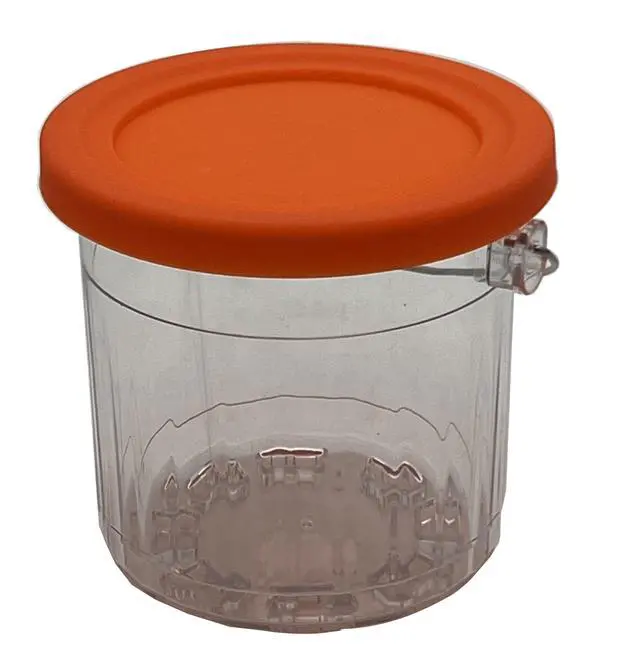 Alt view image 2 of 7 - Replacement Paddle, Outer Bowl with Lid, ice crami Pints, compatible with Ninja Creami Ice Cream Maker: NC301, NC300, NC299AMZ Series (Paddle+Outer Bowl with Lid+4 Pints)
