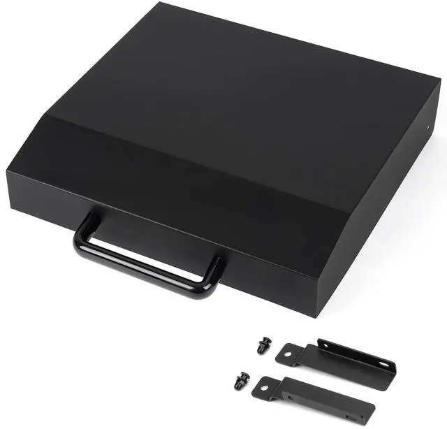 Main image of Hard Cover for 17 inch Blackstone Griddle with Front Grease System, Griddle Lid Fits Models with Removable Screws on Griddle's Rear Panel Only