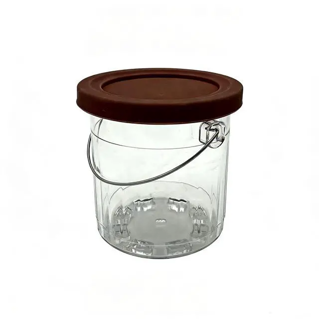 Alt view image 5 of 7 - Replacement Paddle, Outer Bowl with Lid, ice crami Pints, compatible with Ninja Creami Ice Cream Maker: NC301, NC300, NC299AMZ Series (Paddle+Outer Bowl with Lid+4 Pints)