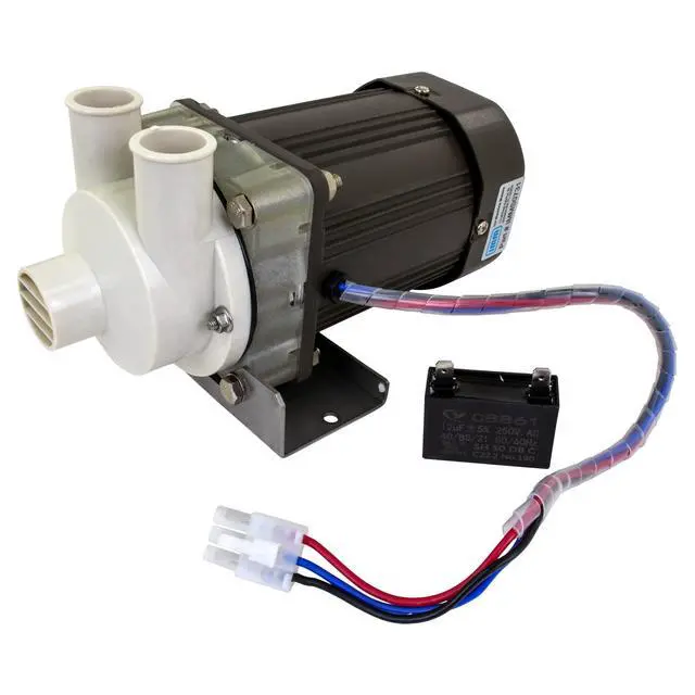 Alt view image 2 of 7 - Ice Machine Motor Replacement for Hoshizaki S-0731 Ice Machine Motors Includes mounting Plate 14 inch Cable & Plug Fits 900-SD, KM-1300MAH, and KM-1340MRH