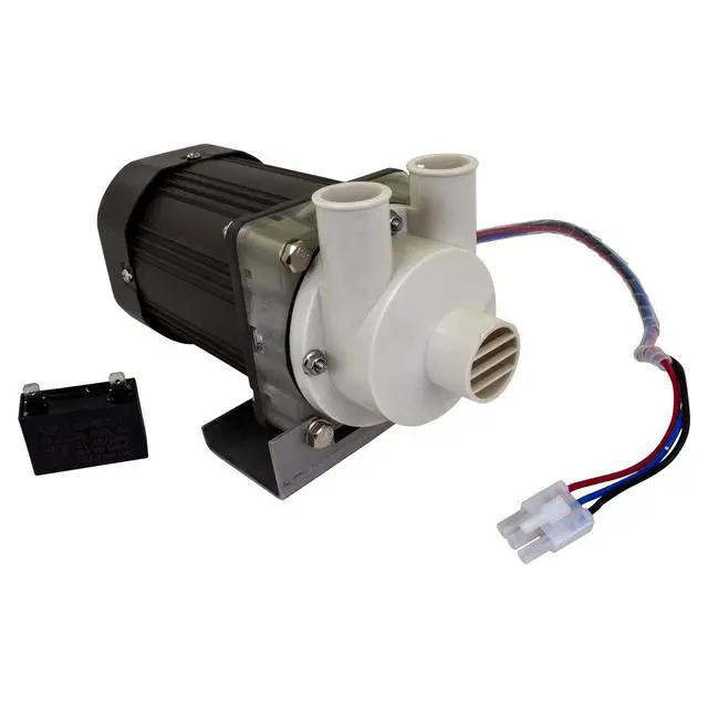 Alt view image 3 of 7 - Ice Machine Motor Replacement for Hoshizaki S-0731 Ice Machine Motors Includes mounting Plate 14 inch Cable & Plug Fits 900-SD, KM-1300MAH, and KM-1340MRH