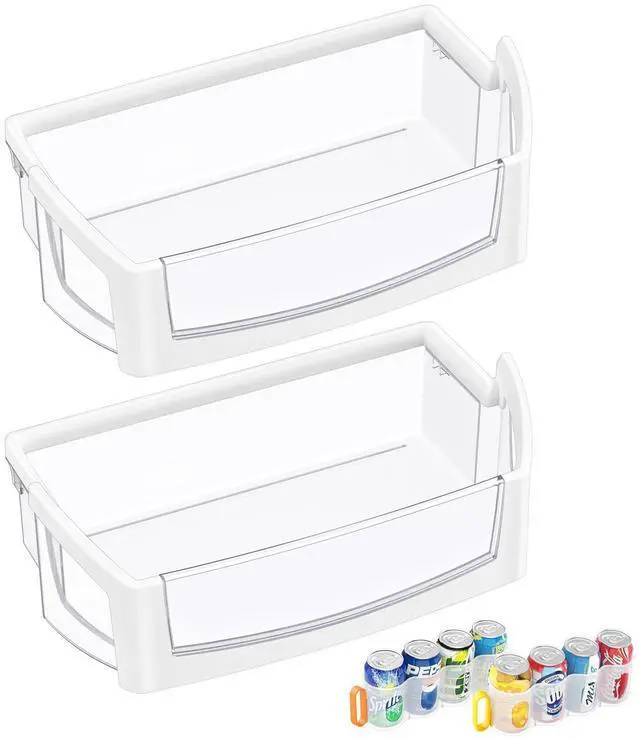 Main image of (2 PACK) UPGRADED WPW10224961 Refrigerator Door Bin Shelf Compatible with Whirlpool Refrigerator Door Shelf W10224961 AP6017170,For Whirlpool Replacement Door Shelf Parts WRX735SDBM, WRF555SDH