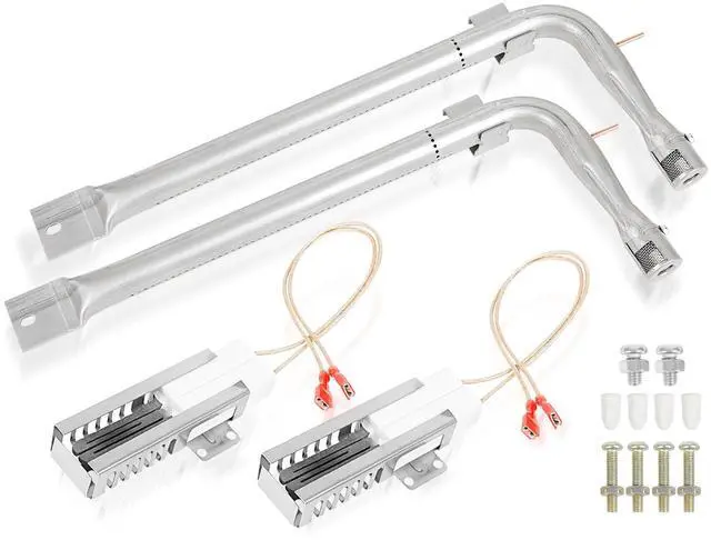 Main image of 2Pack Oven Igniter PB040001&Burner Tube PB050012 for Viking Range | Provides Efficient And Precise Ignition, High-Quality Silicon Carbide For Excellent Heat Resistance And Wear Resistance