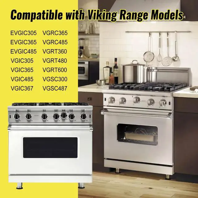 Alt view image 3 of 7 - 2Pack Oven Igniter PB040001&Burner Tube PB050012 for Viking Range | Provides Efficient And Precise Ignition, High-Quality Silicon Carbide For Excellent Heat Resistance And Wear Resistance