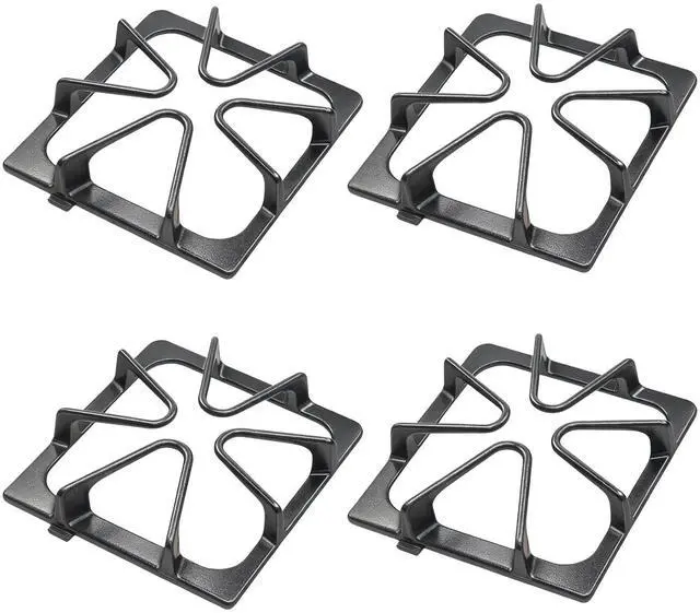 Main image of W10447925 Stove Grate Replacement Parts for Whirlpool Stove Parts General Electric Gas Range Parts Stove Surface Top Grate Metal Steel Rack (4 Pack)