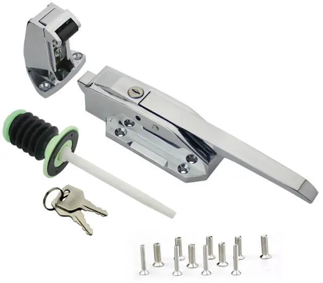 Main image of Walk in Cooler Door Handle,Freezer Door Handle, Freezer Door latches, Suitable for Freezer Door Locks, Oven Locks, Laboratory Door Locks, or Other Equipment (Base Height 3.5inch)