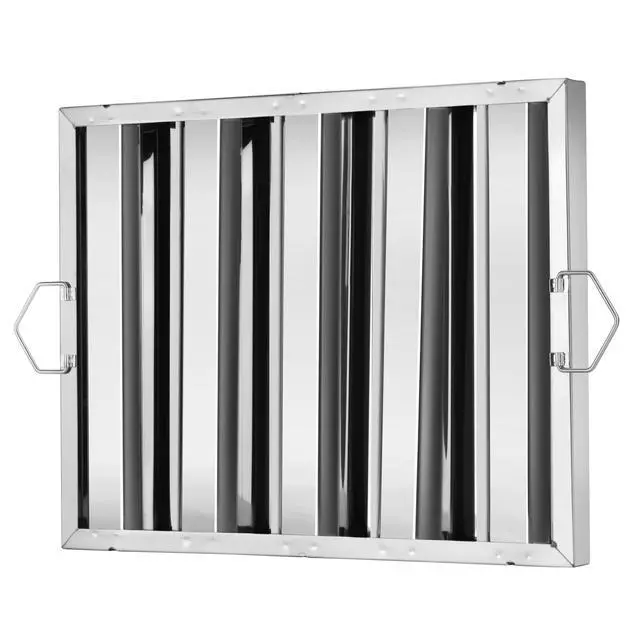 Alt view image 2 of 7 - 54361 Stainless Steel Hood Filter, 20" W x 16" H, Set of 6