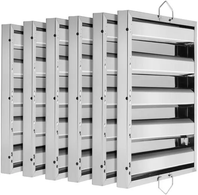 Main image of 54361 Stainless Steel Hood Filter, 20" W x 16" H, Set of 6