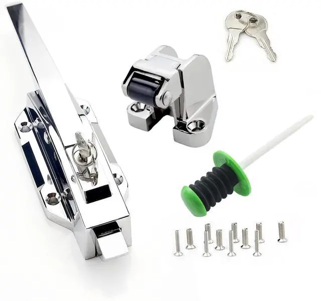 Main image of Walk in Cooler Door Handle,Freezer Door Handle, Freezer Door latches, Suitable for Freezer Door Locks, Oven Locks, Laboratory Door Locks, or Other Equipment (Base Height 1.8inch)