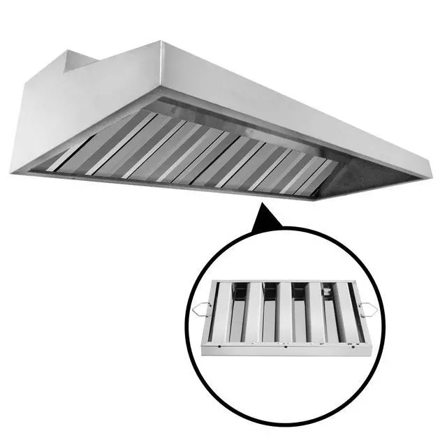 Alt view image 7 of 7 - 54361 Stainless Steel Hood Filter, 20" W x 16" H, Set of 6