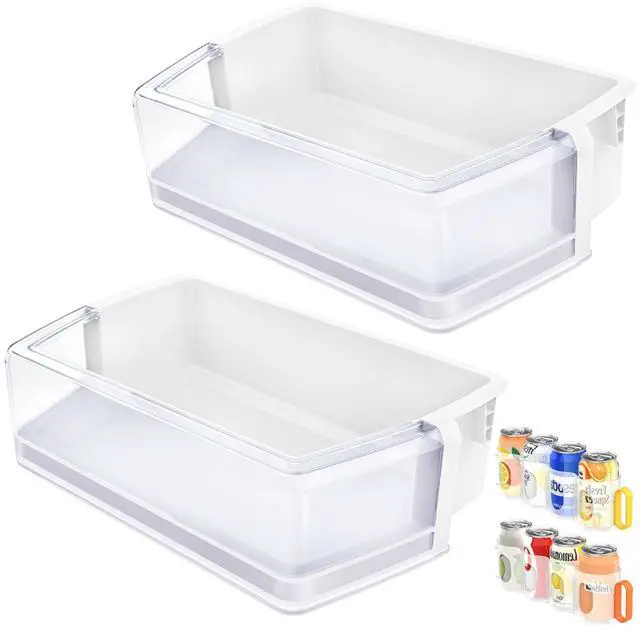 Main image of (2 PACK) Upgraded DA97-08406A, DA97-08406B/C Right Refrigerator Door Shelf Replacement for RF4287HARS/XAA, RF4289HARS/XAA Samsung Fridge Shelf AP4578480,DA63-05391/05392B Refrigerator Door Bin Part