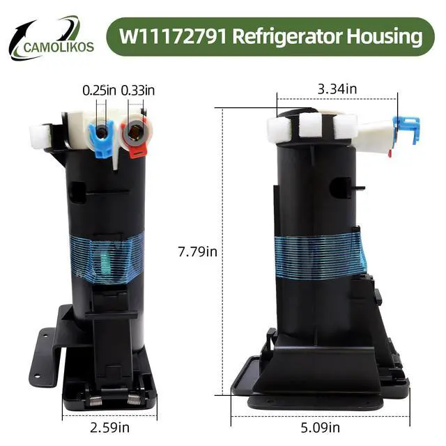 Alt view image 2 of 7 - W11172791 W11036341 Refrigerator Housing Fits for Whirlpool Amana Kenmore Maytag Replace 4843571 AP6285279 PS12348209 EAP12348209